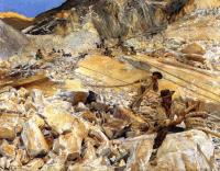 Sargent, John Singer - Bringing Down Marble from the Quarries in Carrara